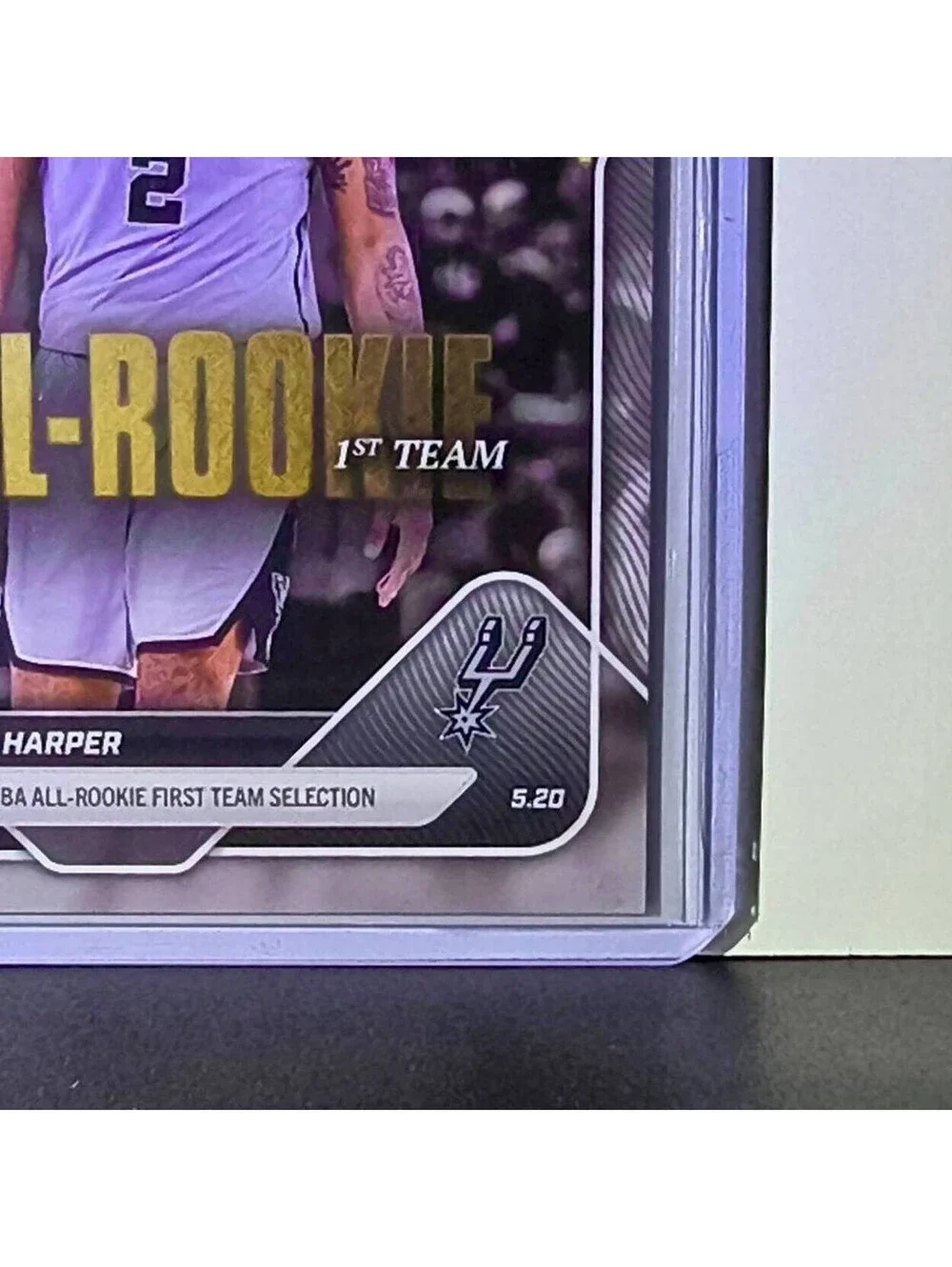 Dylan Harper Rookie 2025-26 Topps Now NBA All-Rookie 1st Team San Antonio Spurs
